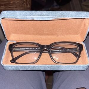 Emporio Armani Dark Gray Men's Glasses